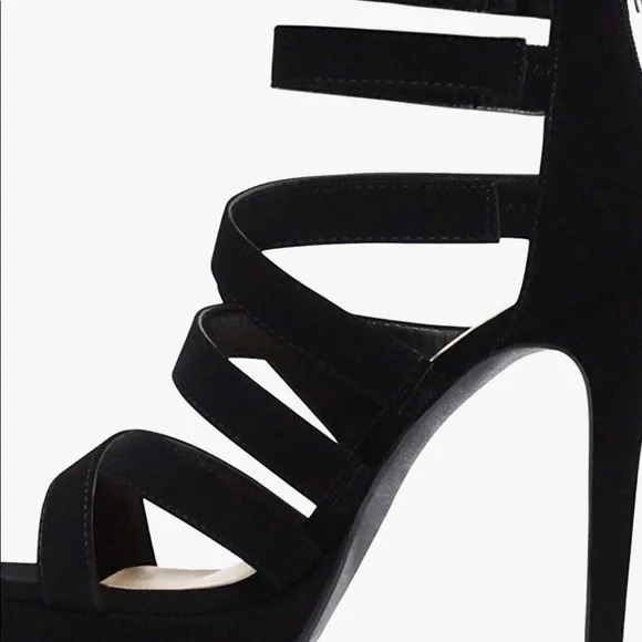NWT Indianapolis Women's Open Toe High Platform High Heeled Shoes, NEW IN BOX!